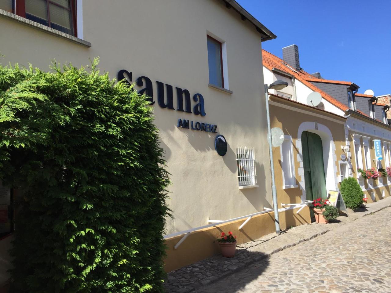 Pension & Sauna Am Lorenz Calbe Exterior foto
